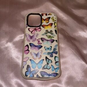 Casetify Purple and Blue Butterfly iPhone Case